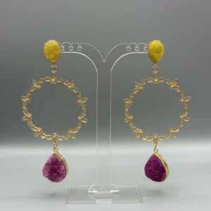 Pendientes dorados de filigrana ORLA DRUSA AR