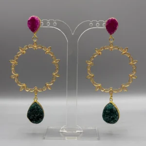 Pendientes dorados de filigrana ORLA DRUSA RV