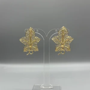 Pendientes dorados de filigrana HIEDRA