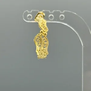 Pendientes dorados de filigrana AROS RÍO