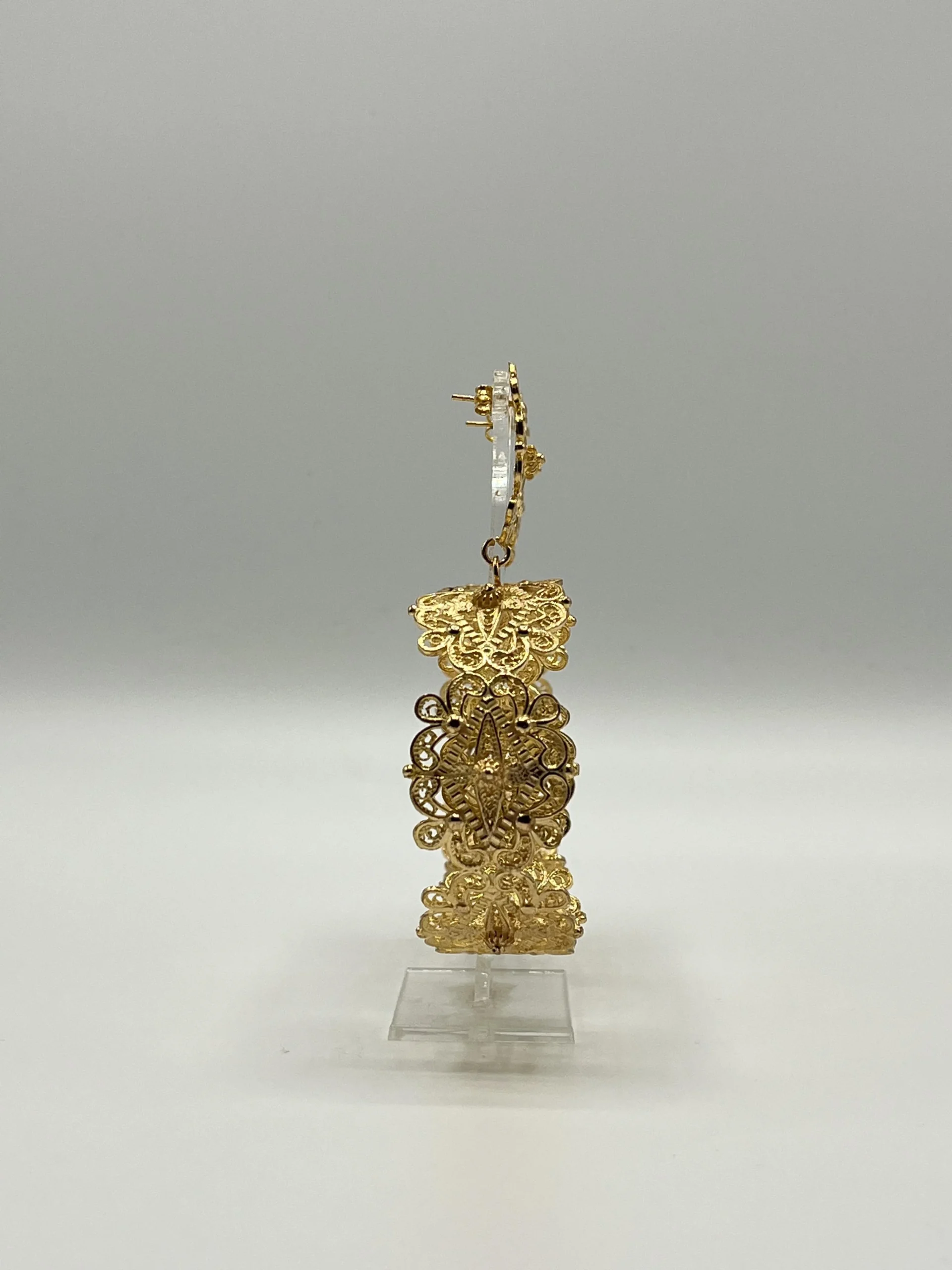 Pendientes dorados de filigrana TAIFAS ARCOS 6 Pendientes dorados de filigrana TAIFAS ARCOS