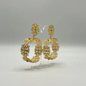 Pendientes dorados de filigrana TAIFAS ARCOS