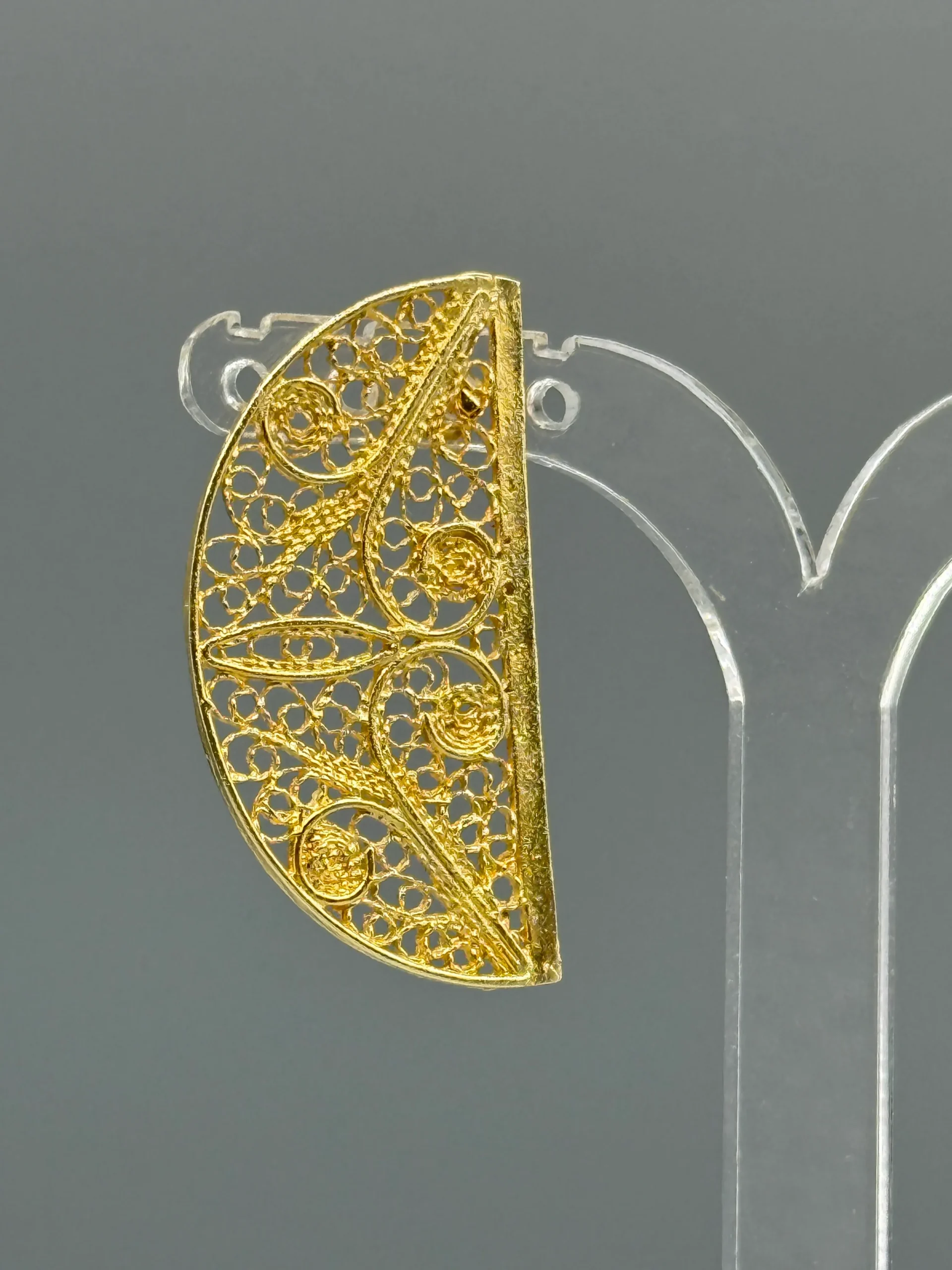 Pendientes dorados de filigrana ATARDECER 2 Pendientes dorados de filigrana ATARDECER