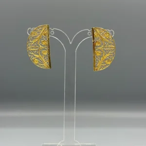 Pendientes dorados de filigrana ATARDECER